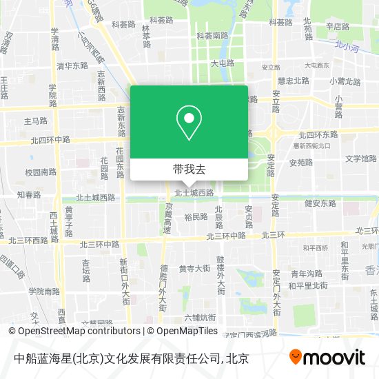 中船蓝海星(北京)文化发展有限责任公司地图