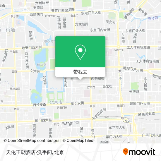 天伦王朝酒店-洗手间地图