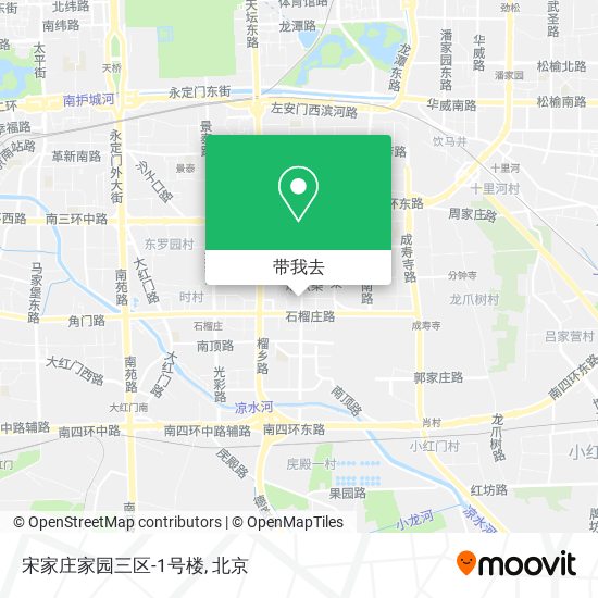 宋家庄家园三区-1号楼地图