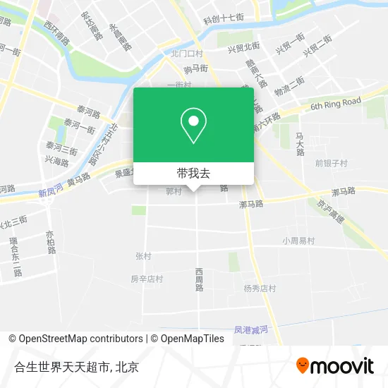 合生世界天天超市地图