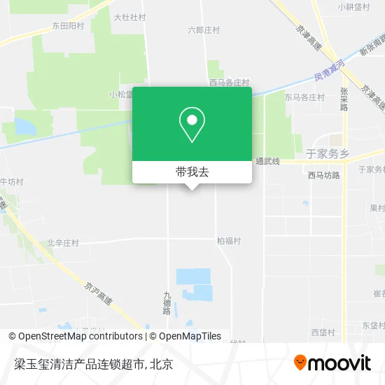 梁玉玺清洁产品连锁超市地图