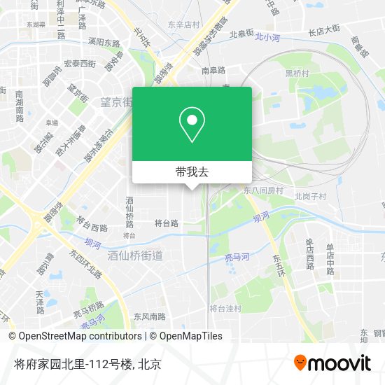 将府家园北里-112号楼地图