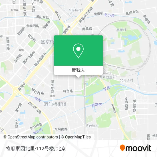将府家园北里-112号楼地图