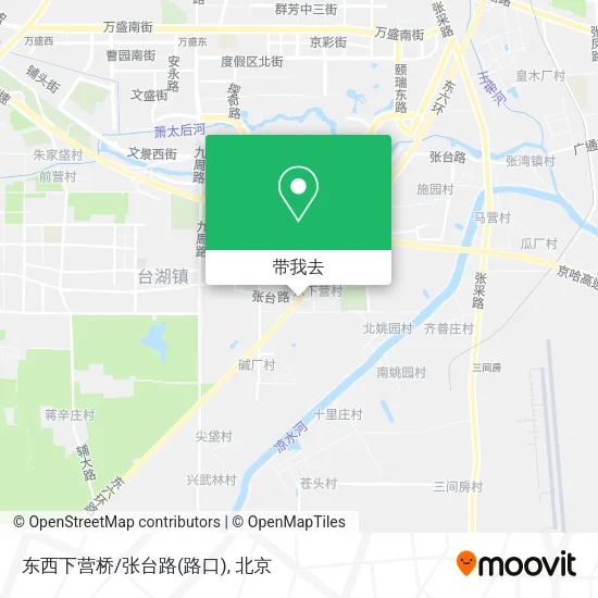 东西下营桥/张台路(路口)地图