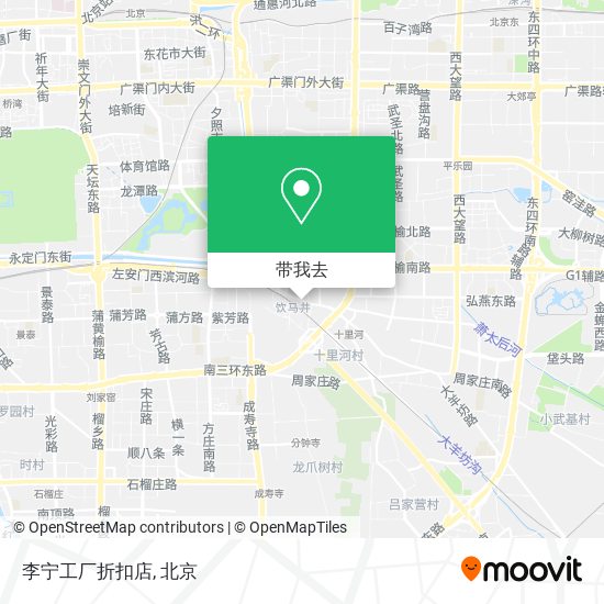 李宁工厂折扣店地图