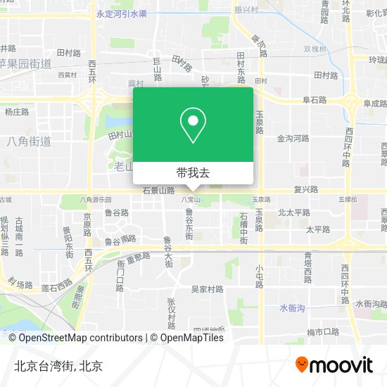 北京台湾街地图