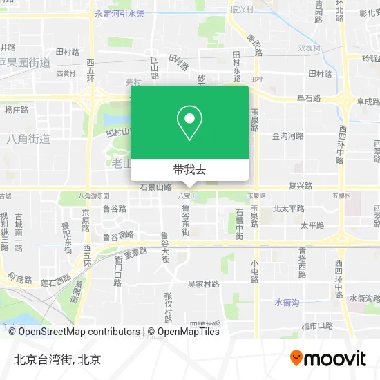 北京台湾街地图