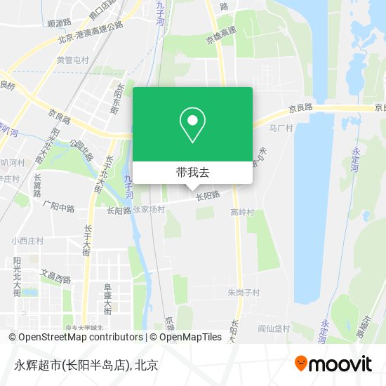 永辉超市(长阳半岛店)地图