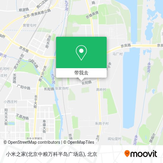 小米之家(北京中粮万科半岛广场店)地图