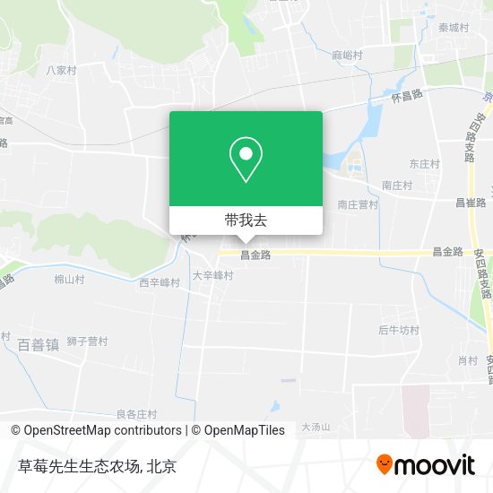 草莓先生生态农场地图