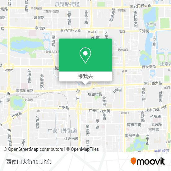 西便门大街10地图