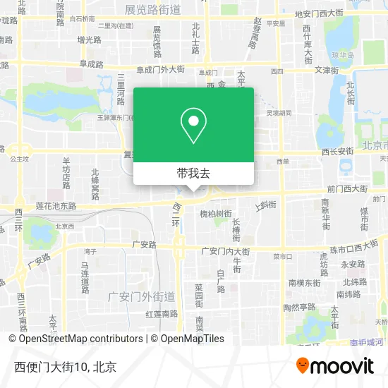 西便门大街10地图