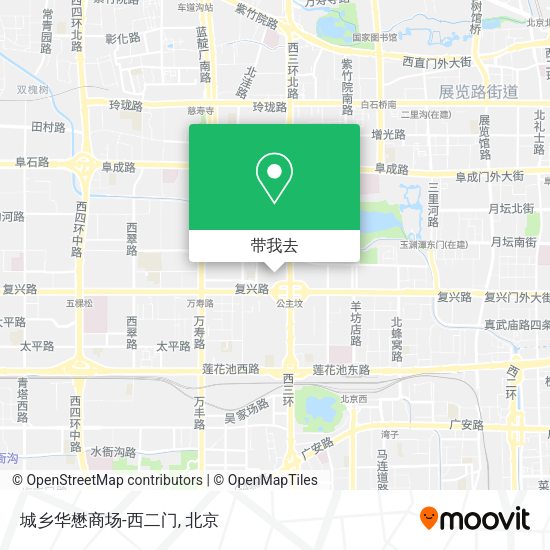 城乡华懋商场-西二门地图