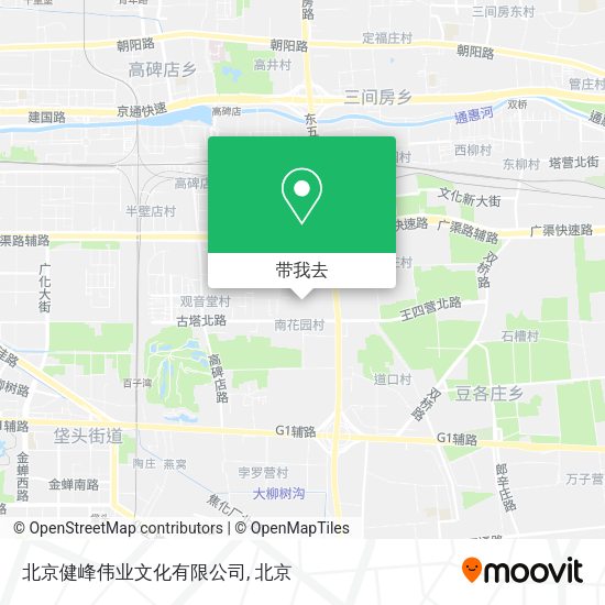 北京健峰伟业文化有限公司地图
