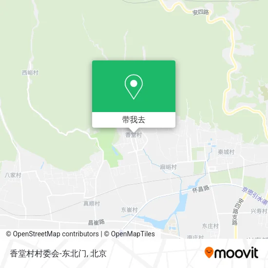 香堂村村委会-东北门地图