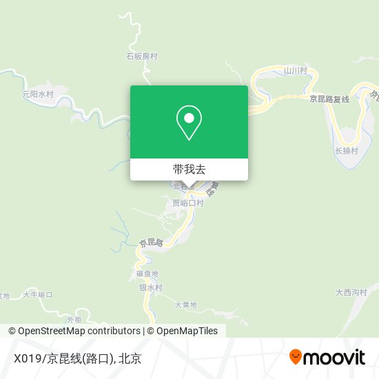X019/京昆线(路口)地图