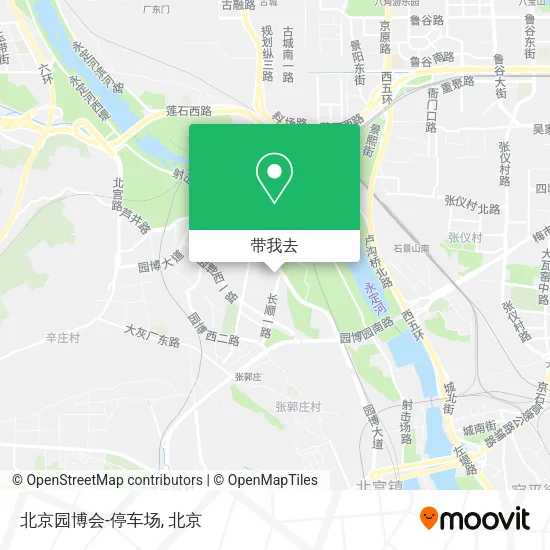 北京园博会-停车场地图