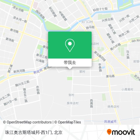 珠江奥古斯塔城邦-西1门地图