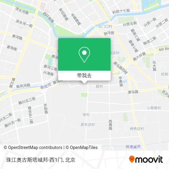 珠江奥古斯塔城邦-西1门地图