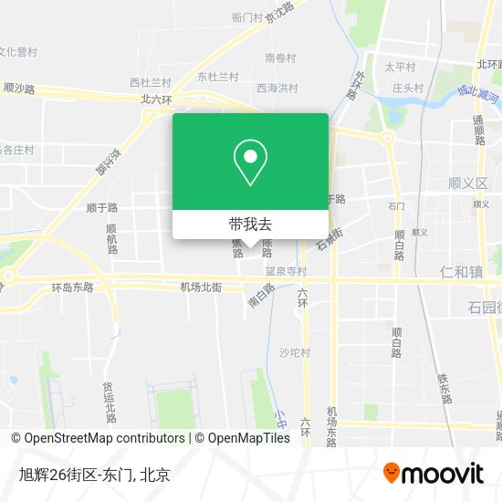 旭辉26街区-东门地图