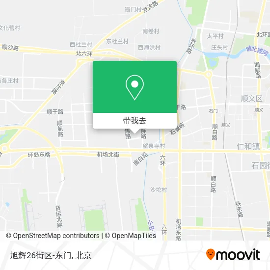 旭辉26街区-东门地图