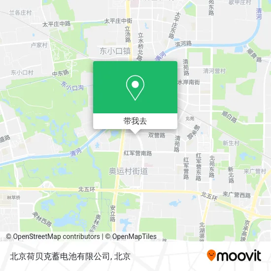北京荷贝克蓄电池有限公司地图