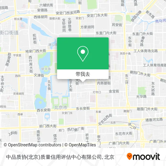 中品质协(北京)质量信用评估中心有限公司地图