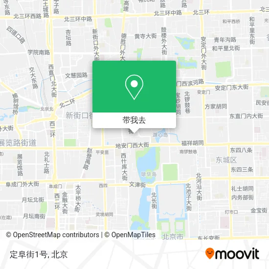 定阜街1号地图
