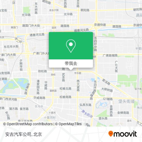 安吉汽车公司地图
