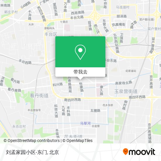 刘孟家园小区-东门地图