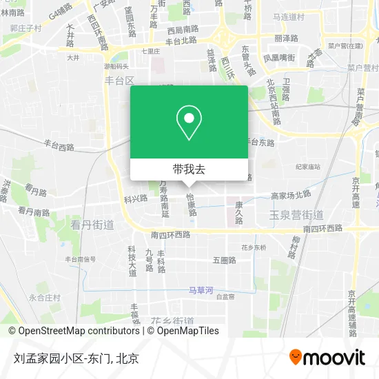 刘孟家园小区-东门地图