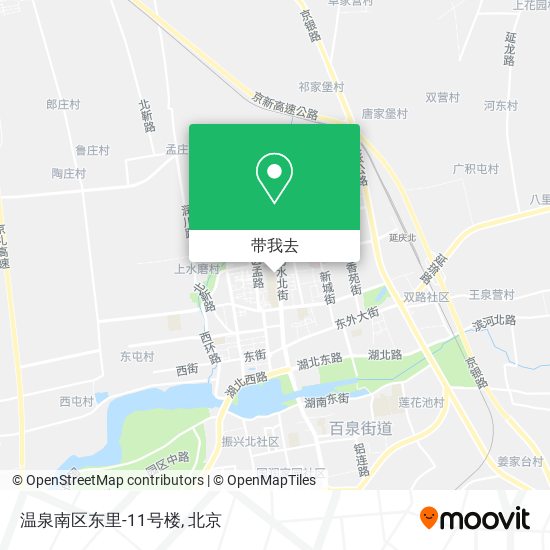 温泉南区东里-11号楼地图
