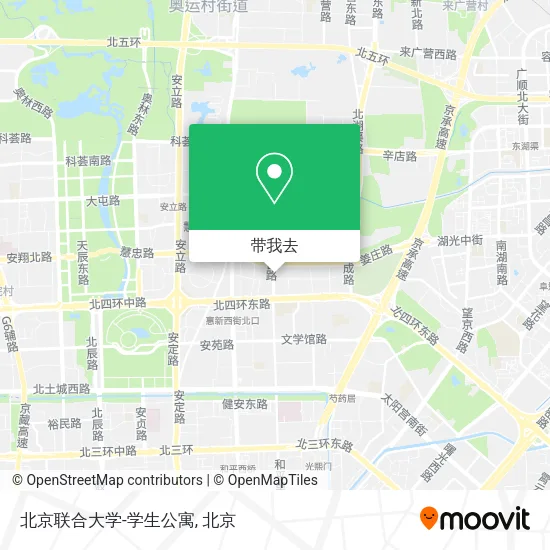 北京联合大学-学生公寓地图