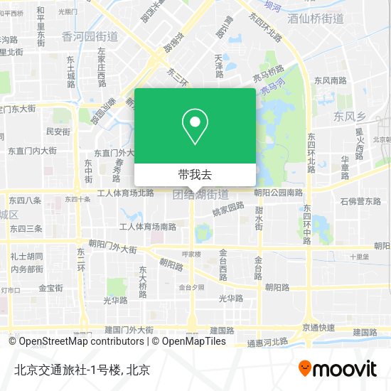 北京交通旅社-1号楼地图