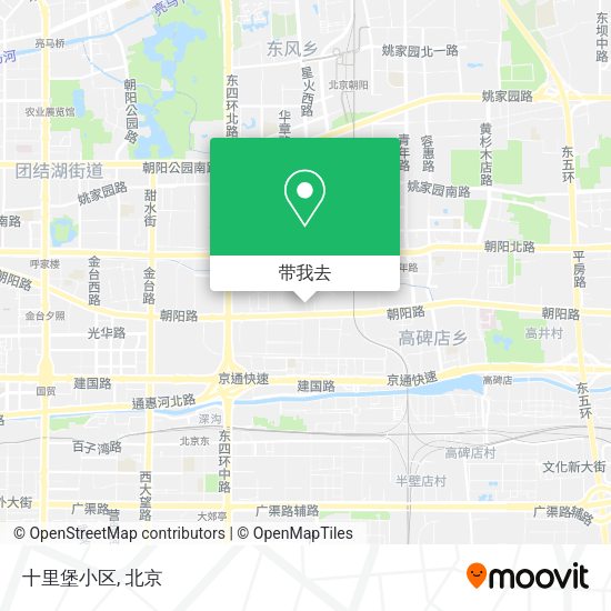 十里堡小区地图