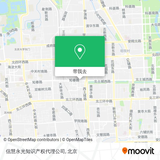 信慧永光知识产权代理公司地图
