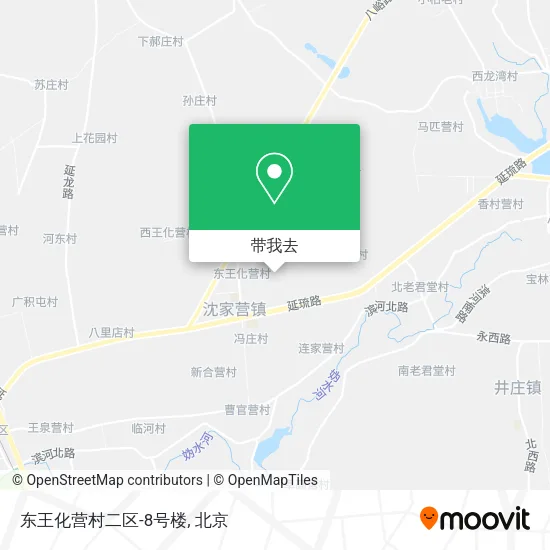 东王化营村二区-8号楼地图