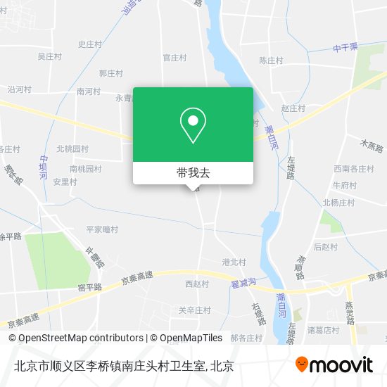 北京市顺义区李桥镇南庄头村卫生室地图