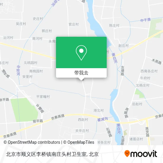 北京市顺义区李桥镇南庄头村卫生室地图