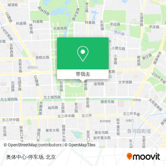 奥体中心-停车场地图