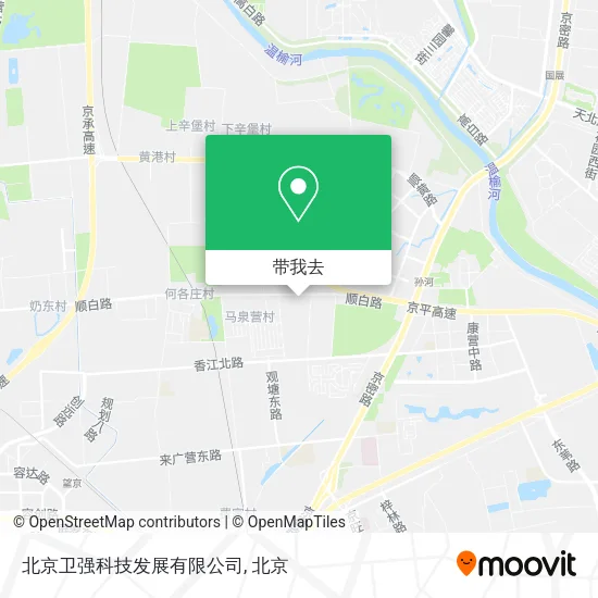北京卫强科技发展有限公司地图