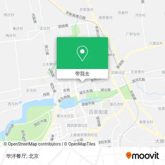 华洋餐厅地图