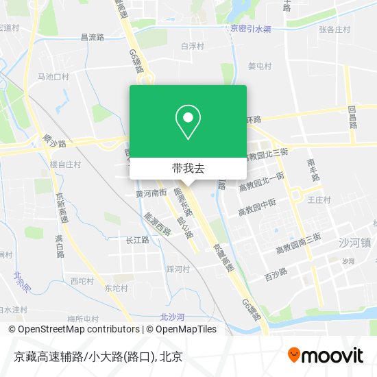 京藏高速辅路/小大路(路口)地图