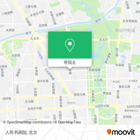 人民书画院地图