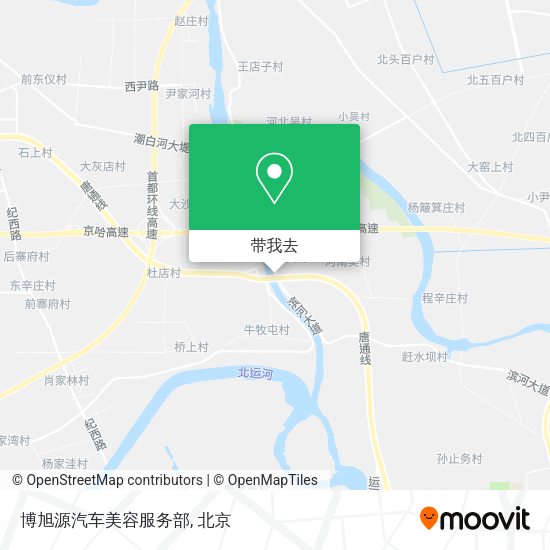 博旭源汽车美容服务部地图