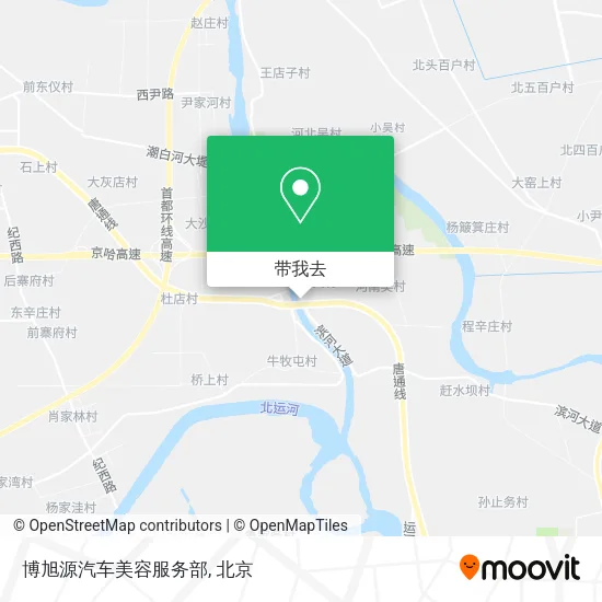博旭源汽车美容服务部地图