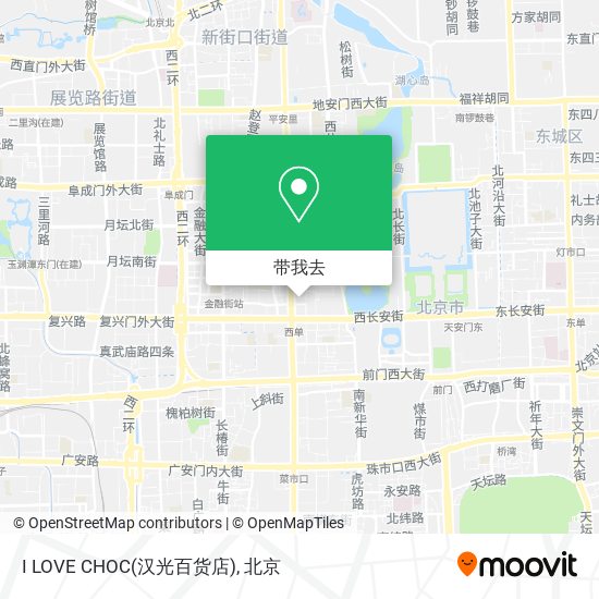 I LOVE CHOC(汉光百货店)地图
