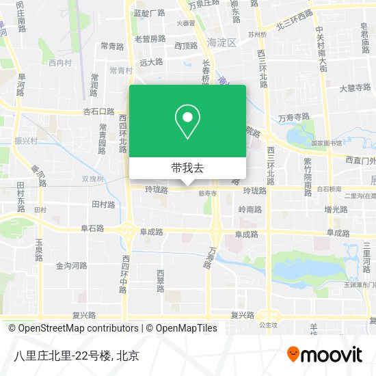 八里庄北里-22号楼地图