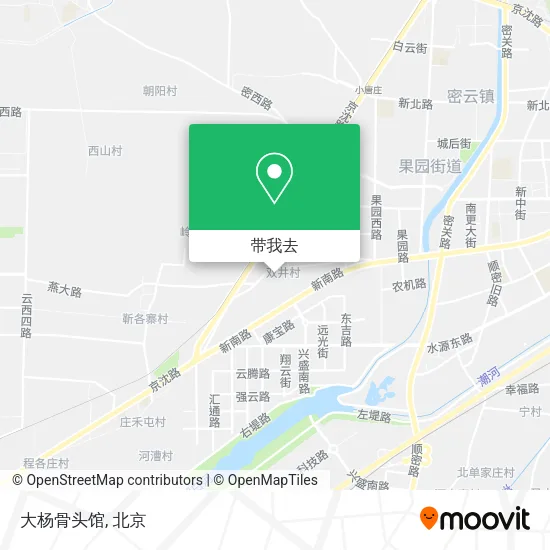大杨骨头馆地图