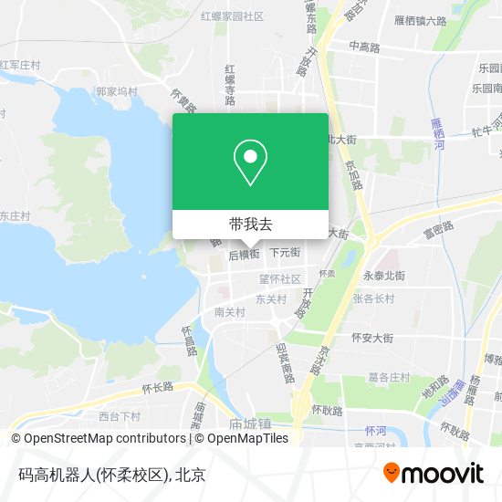 码高机器人(怀柔校区)地图